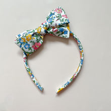 Load image into Gallery viewer, liberty florals hard bow headband