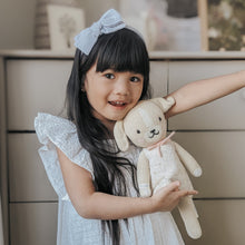 Load image into Gallery viewer, blue hard bow headband