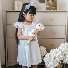 Load image into Gallery viewer, blue hard bow headband