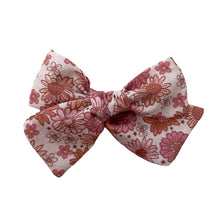 Load image into Gallery viewer, fall blooms pinwheel bow