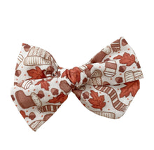 Load image into Gallery viewer, fall vibes pinwheel bow