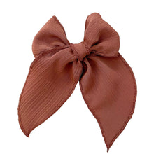 Load image into Gallery viewer, rust brown fable bow