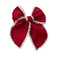 Load image into Gallery viewer, red vintage fable bow