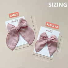 Load image into Gallery viewer, pink gingham fable bow