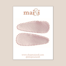 Load image into Gallery viewer, blush pink snap clip set
