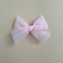 Load image into Gallery viewer, pale pink tulle bow
