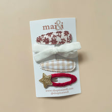 Load image into Gallery viewer, golden star mixed clip set
