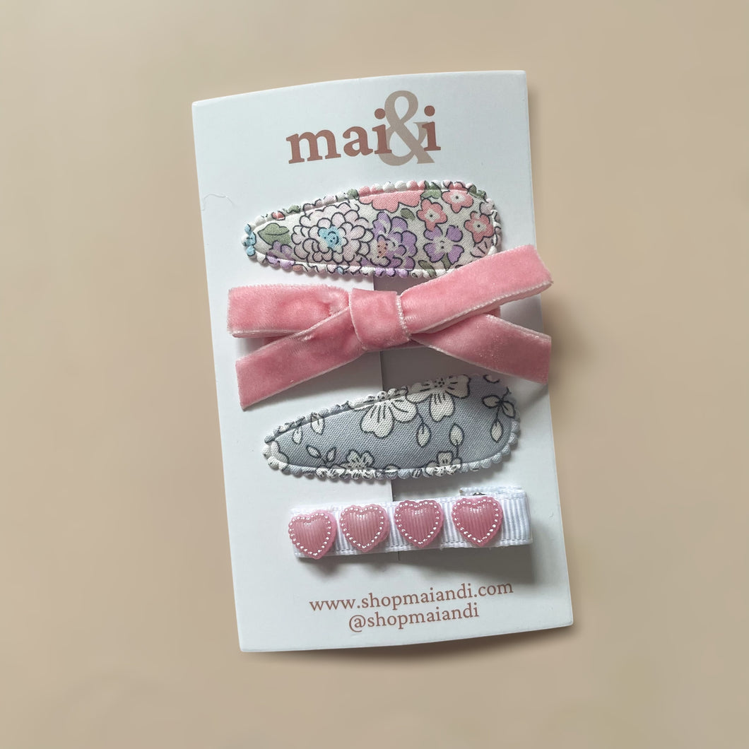 garden mixed clip set