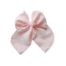 Load image into Gallery viewer, pink dotted fable bow
