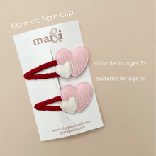 Load image into Gallery viewer, valentine’s hearts clip
